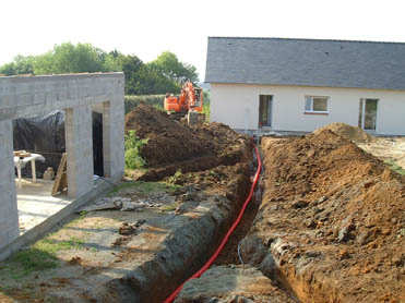 Tranches pour les rseaux d'eau et d'lectricit